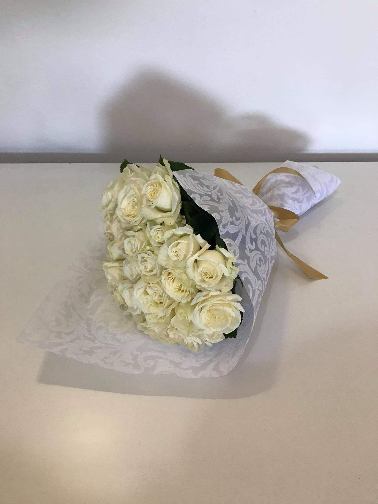 White flower bouquet Online Flowers & Gifts Delivery in Amman