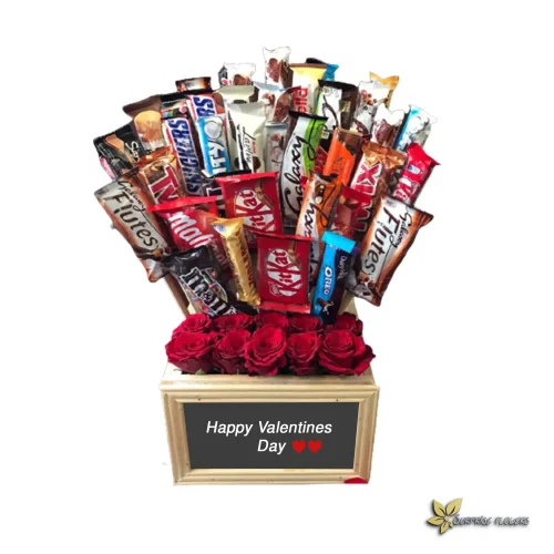 mix chocolate & flower Flowers and Gifts Delivery in Amman & Jordan