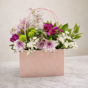 mathiola and freezia flowers